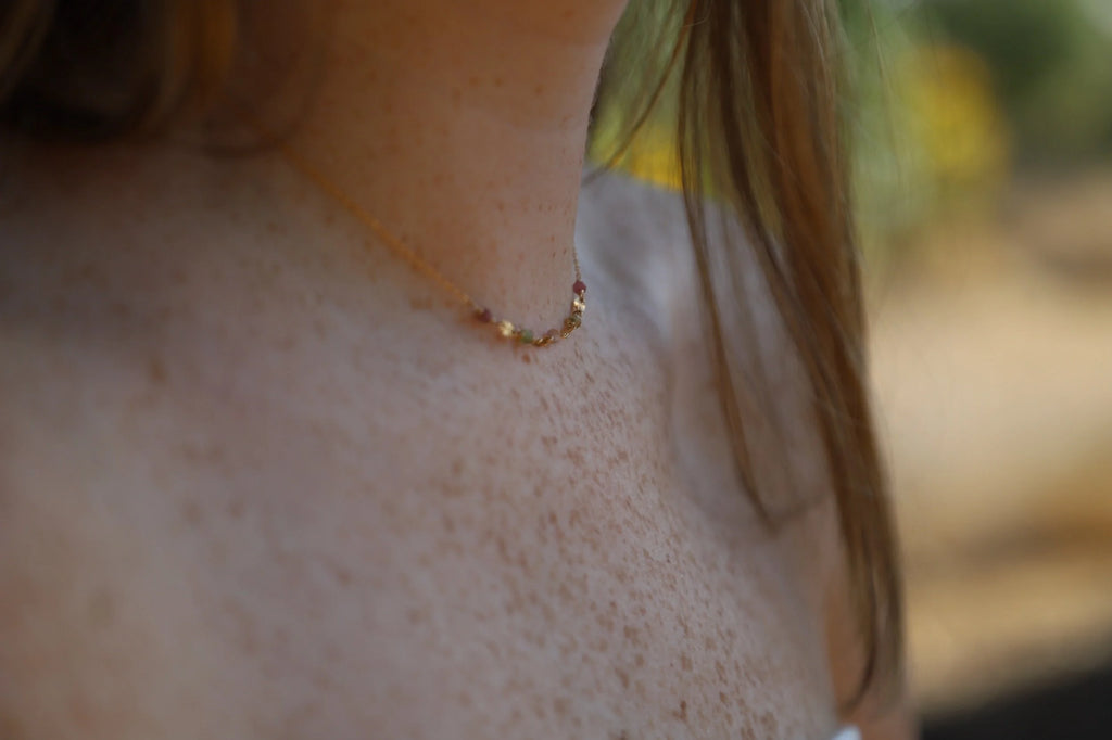 Starburst Birthstone Necklace