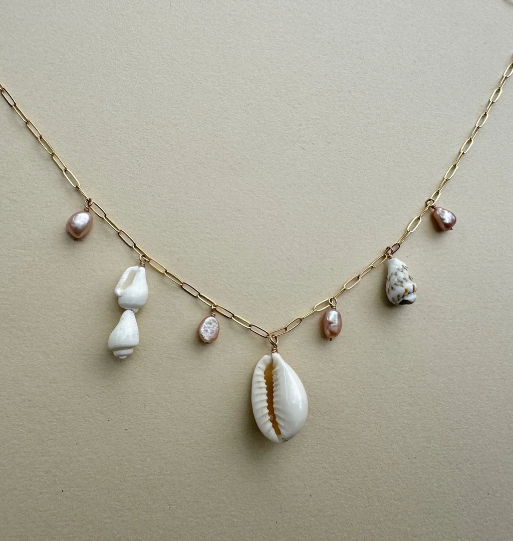 Cowrie Charm Necklace