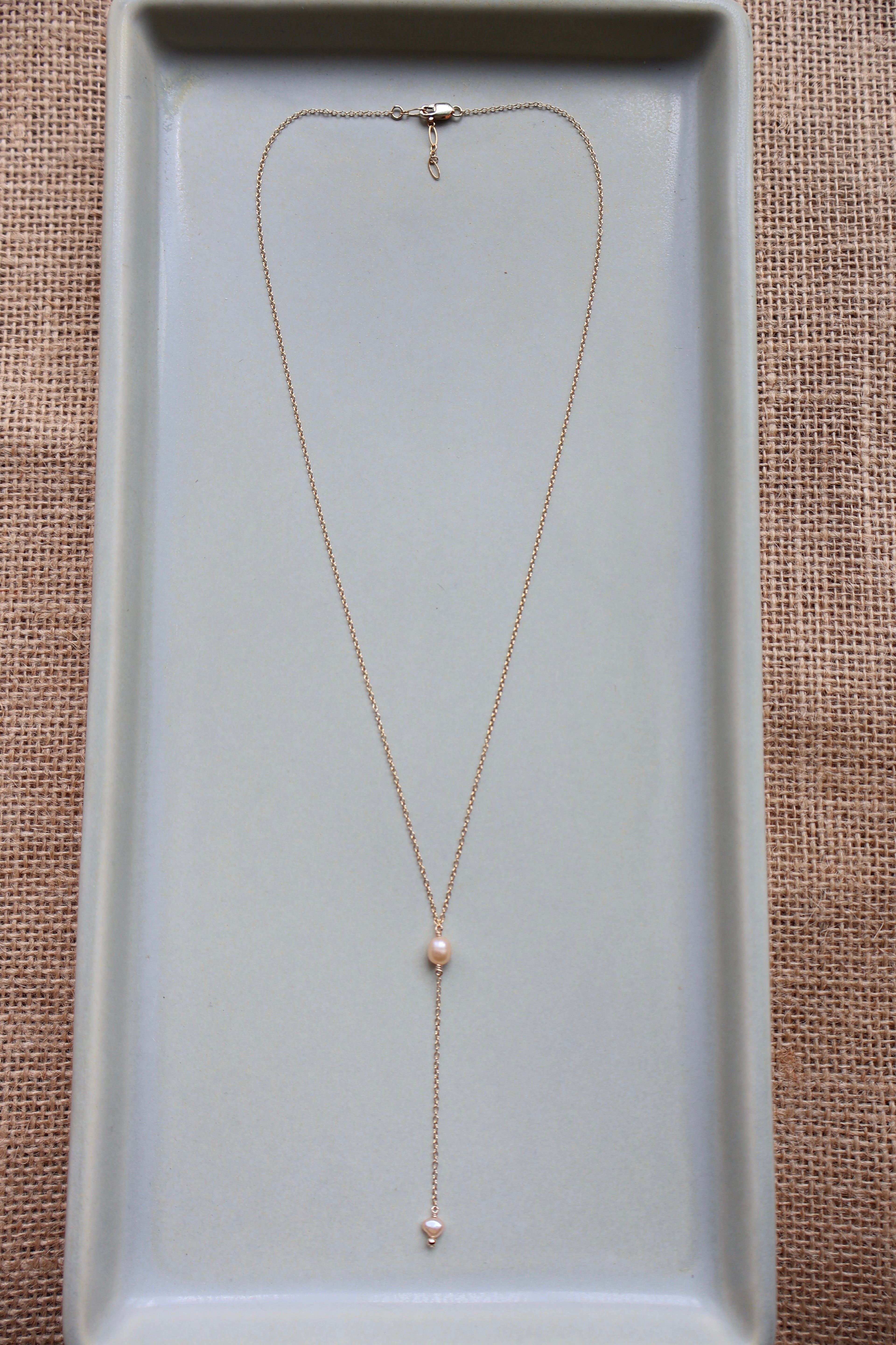 Rosa Lariat Necklace