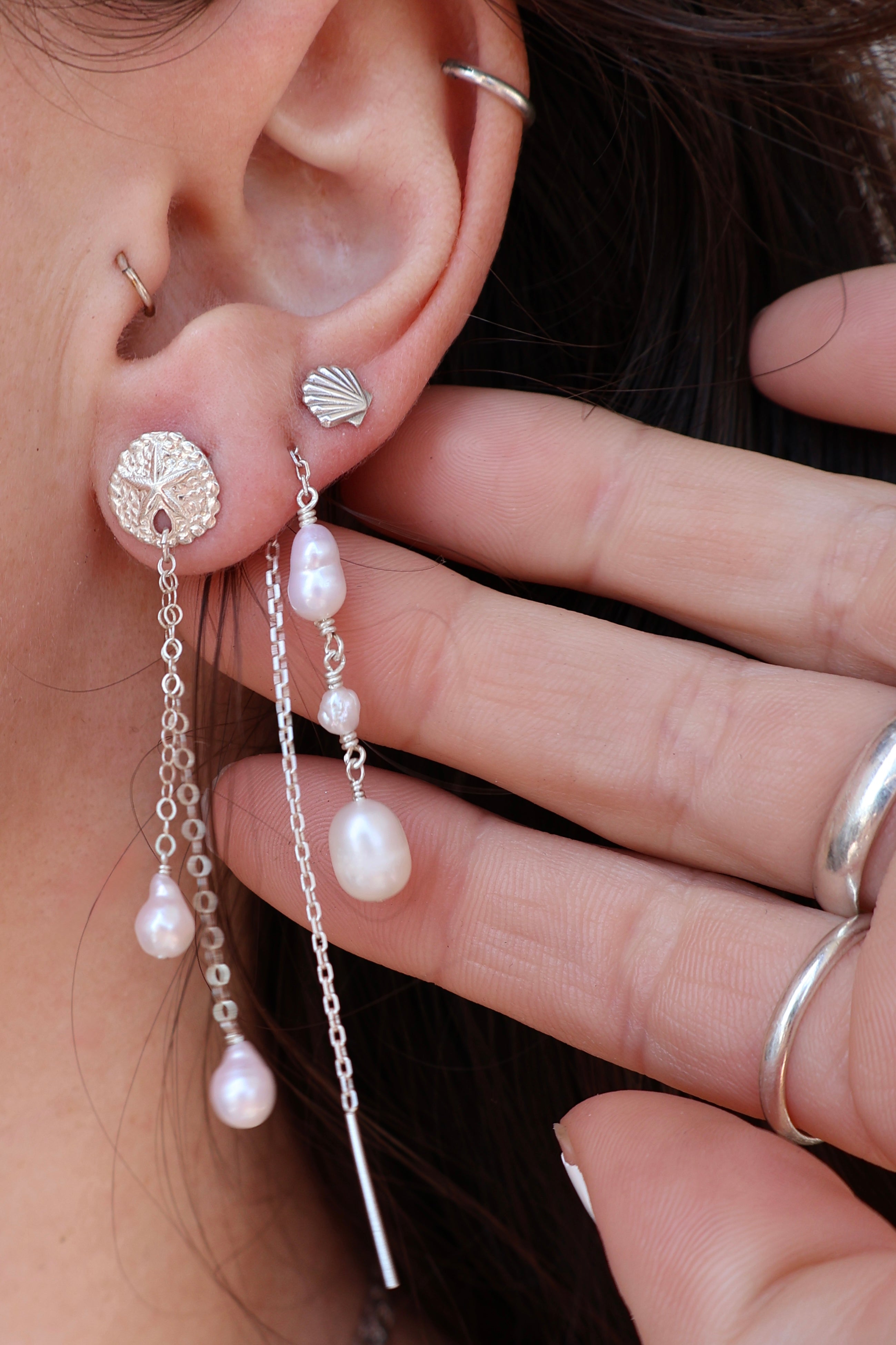 Paradise Cove Threader Earrings