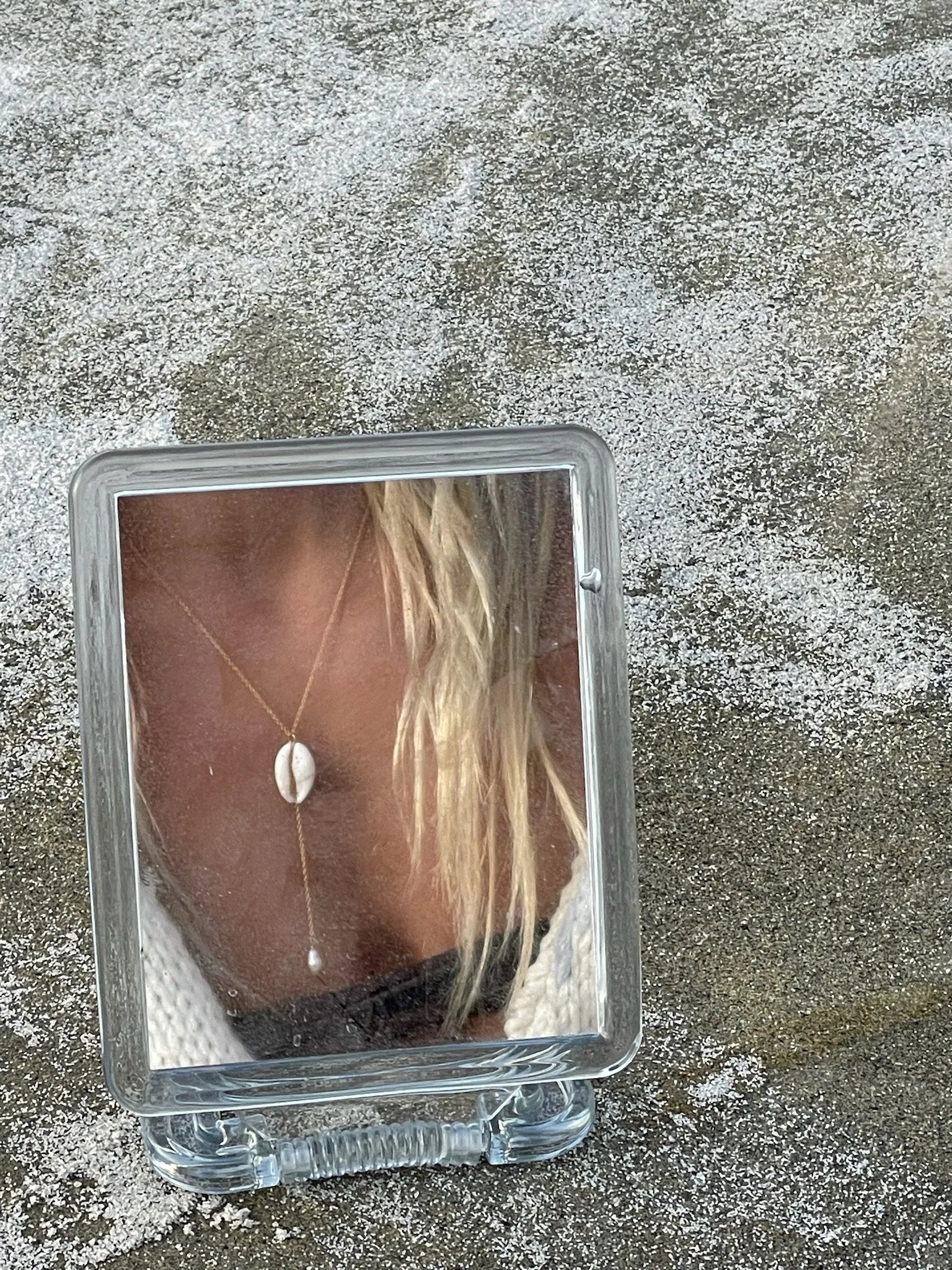 Cowrie Pearl Threader Necklace