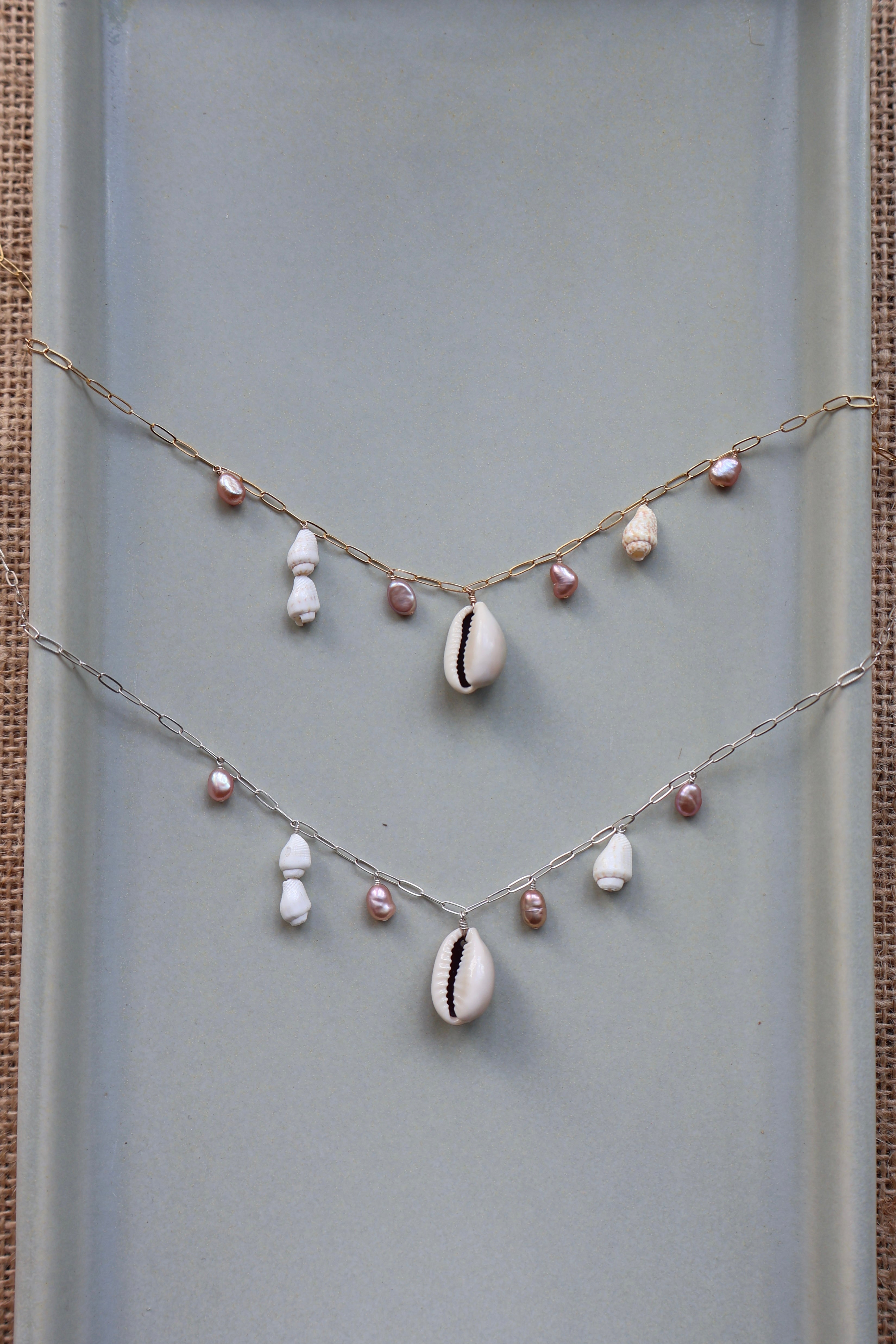 Cowrie Charm Necklace