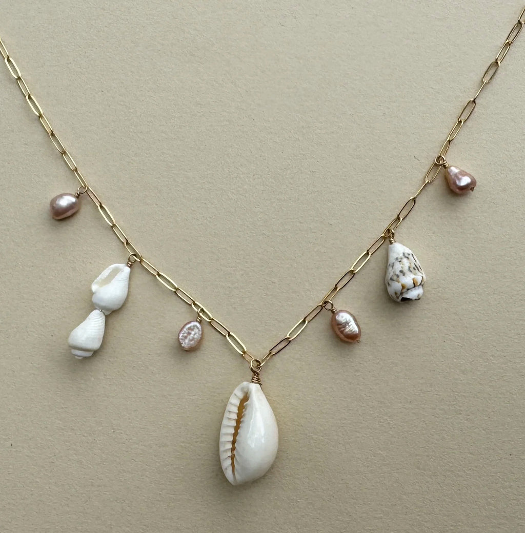Cowrie Charm Necklace