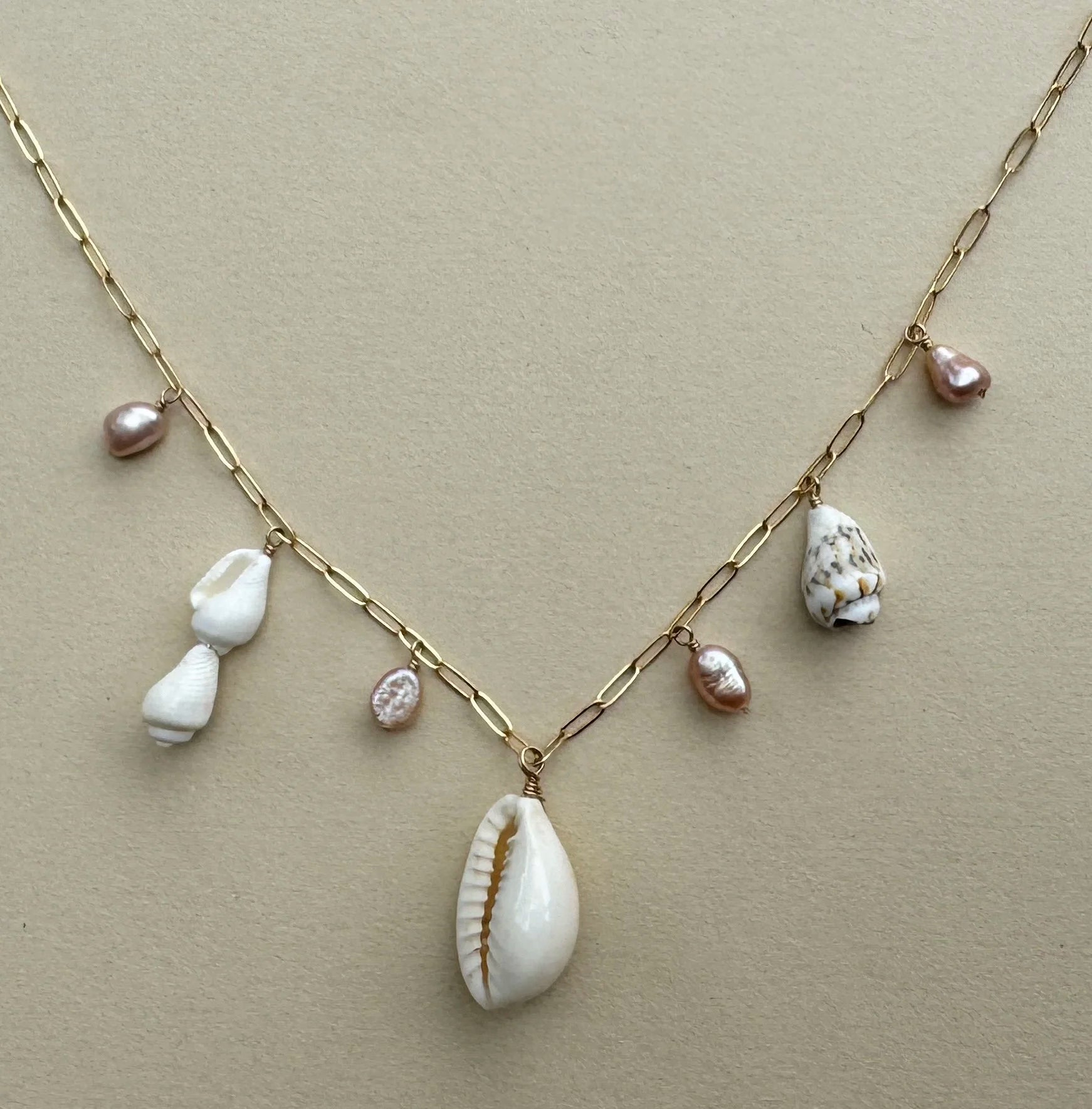 Cowrie Charm Necklace