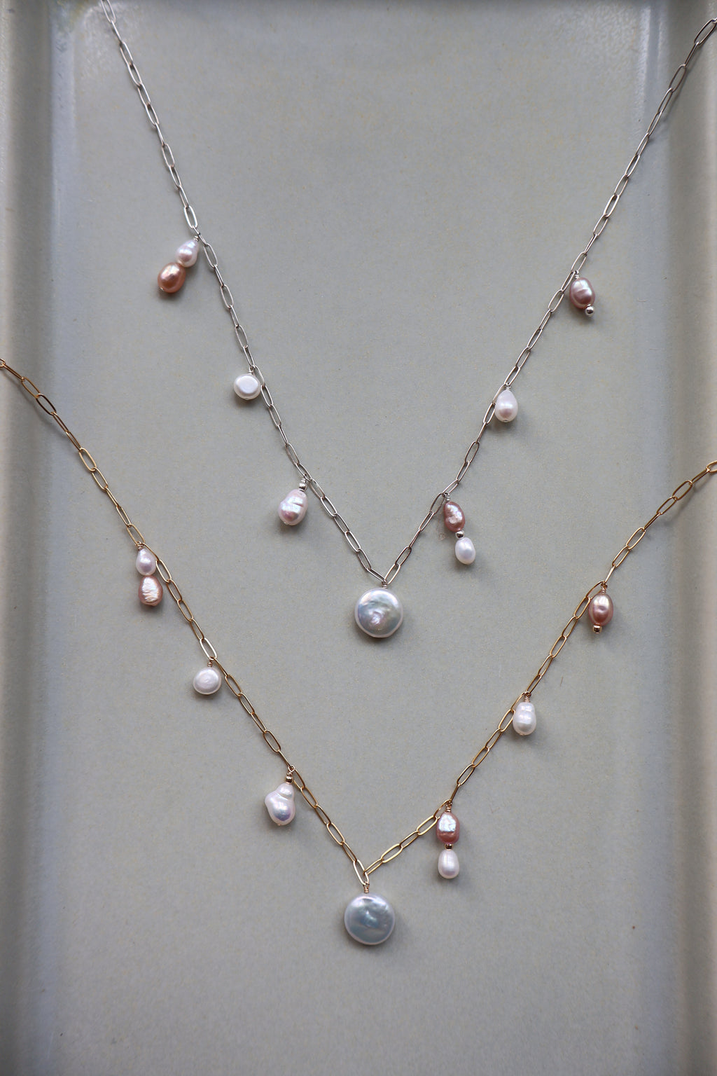 Pearl Charm Necklace