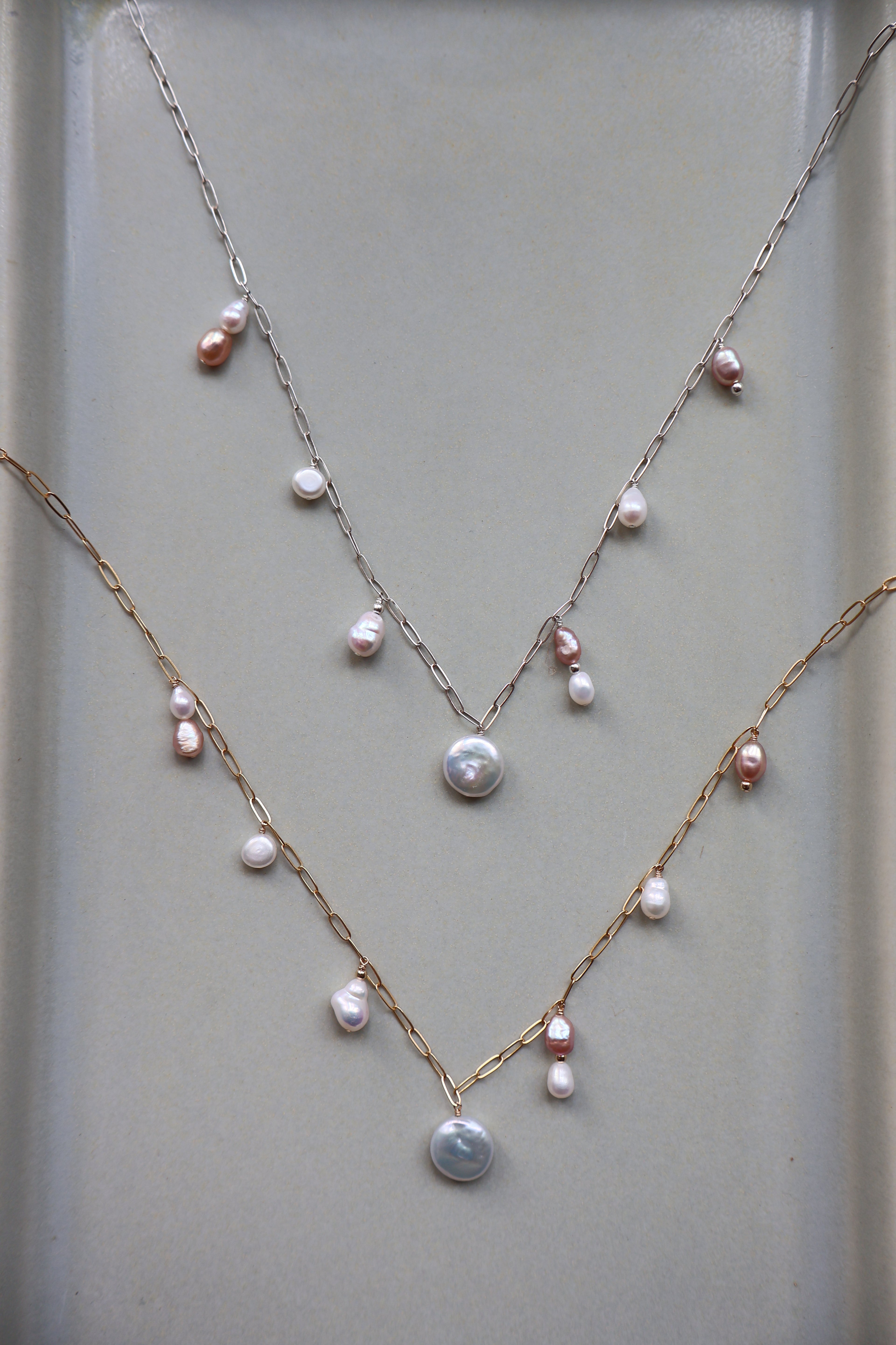 Pearl Charm Necklace