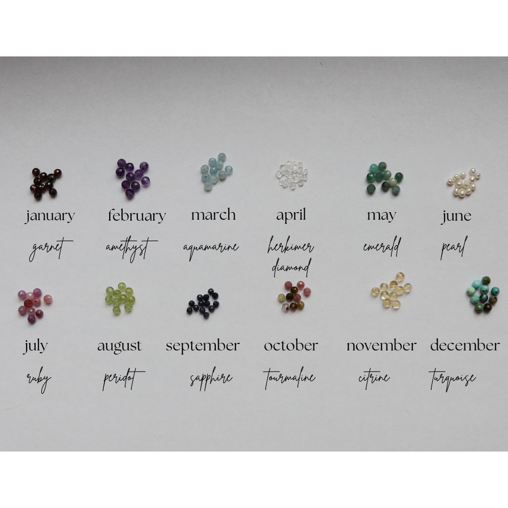 Gem Halo Birthstone Bracelet