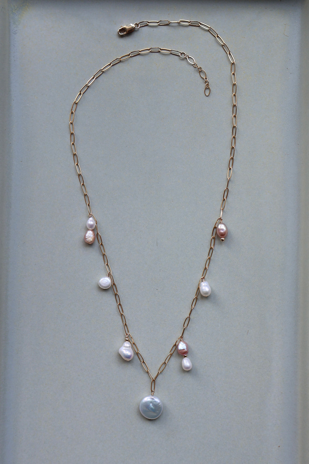 Pearl Charm Necklace