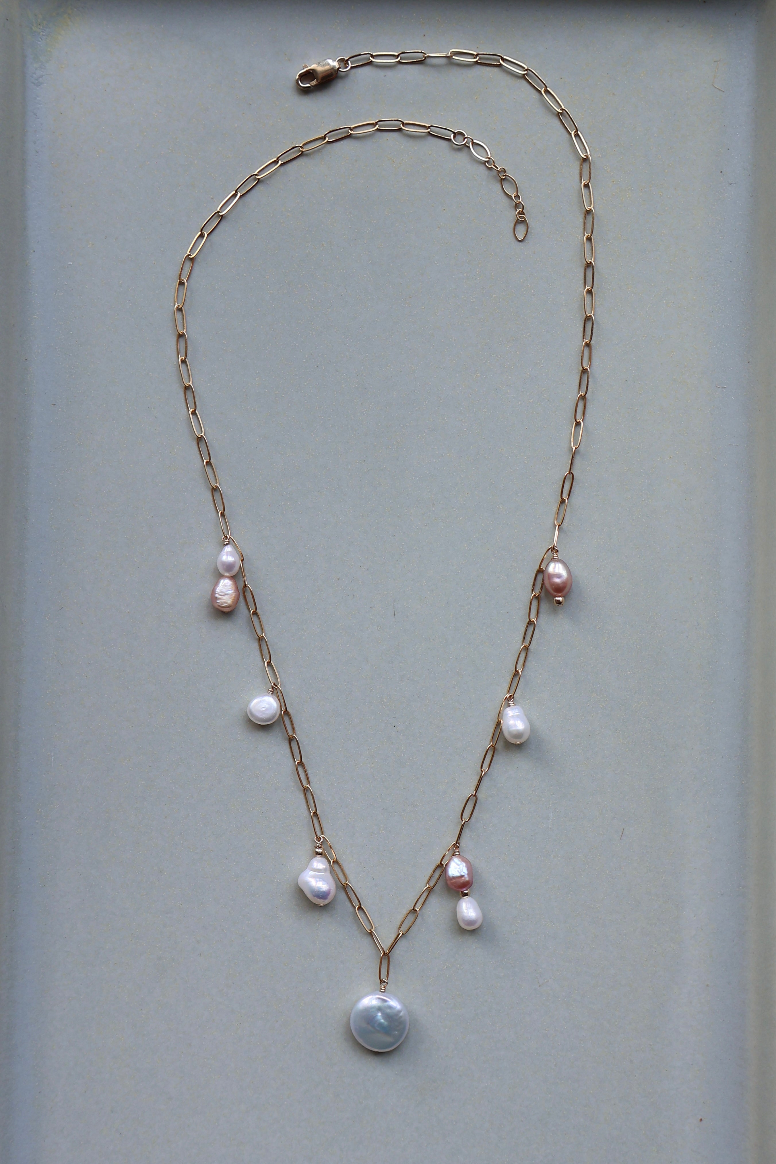 Pearl Charm Necklace