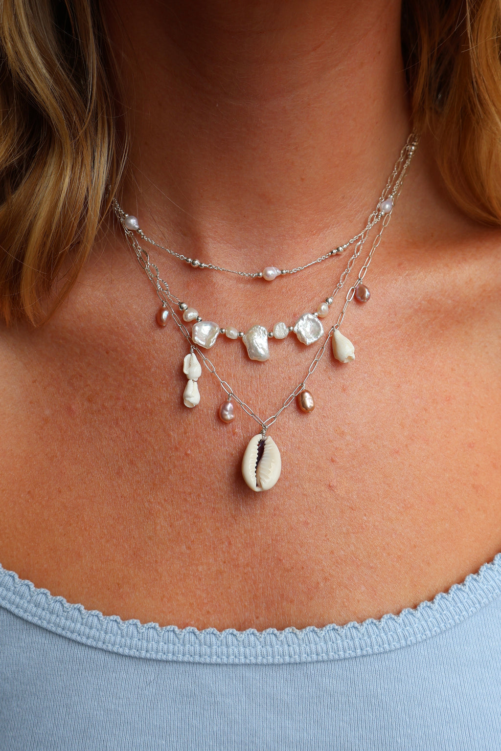 Cowrie Charm Necklace