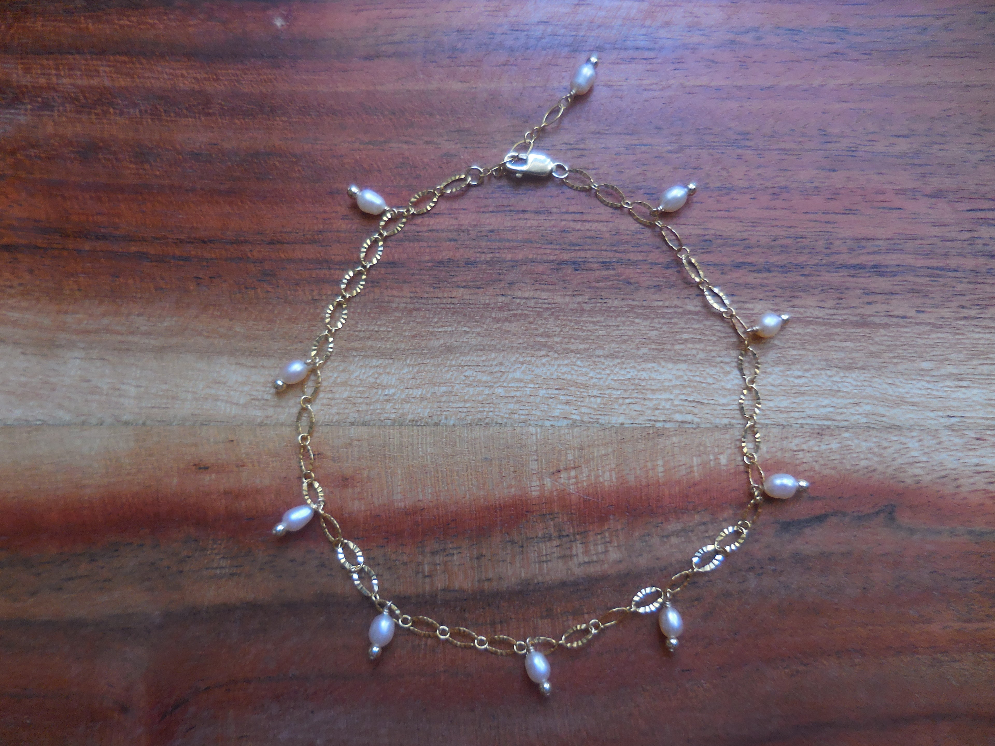 Blush Anklet