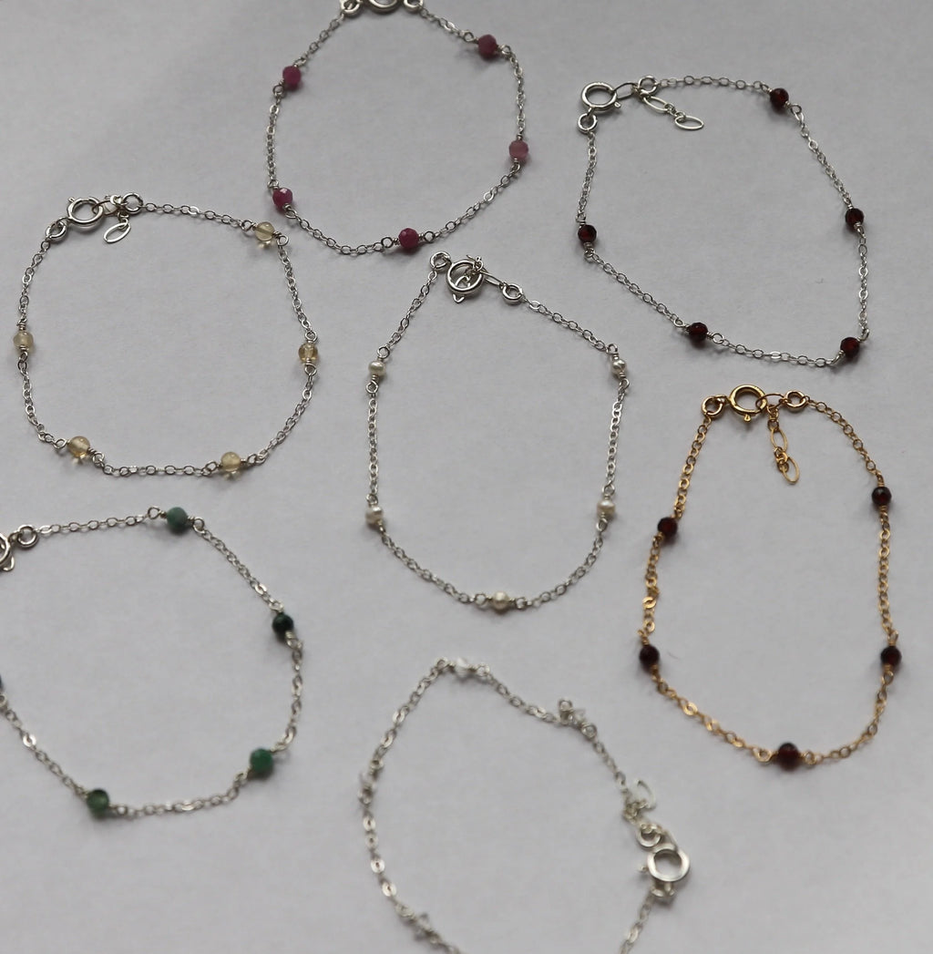 Orbit Birthstone Bracelet