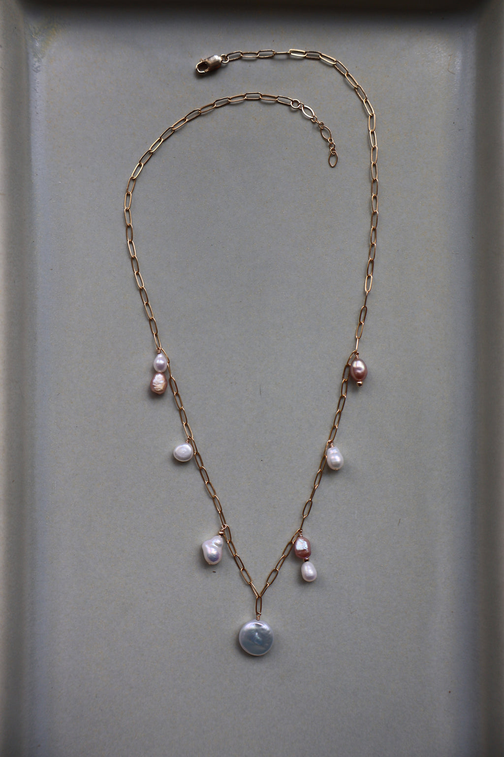 Pearl Charm Necklace