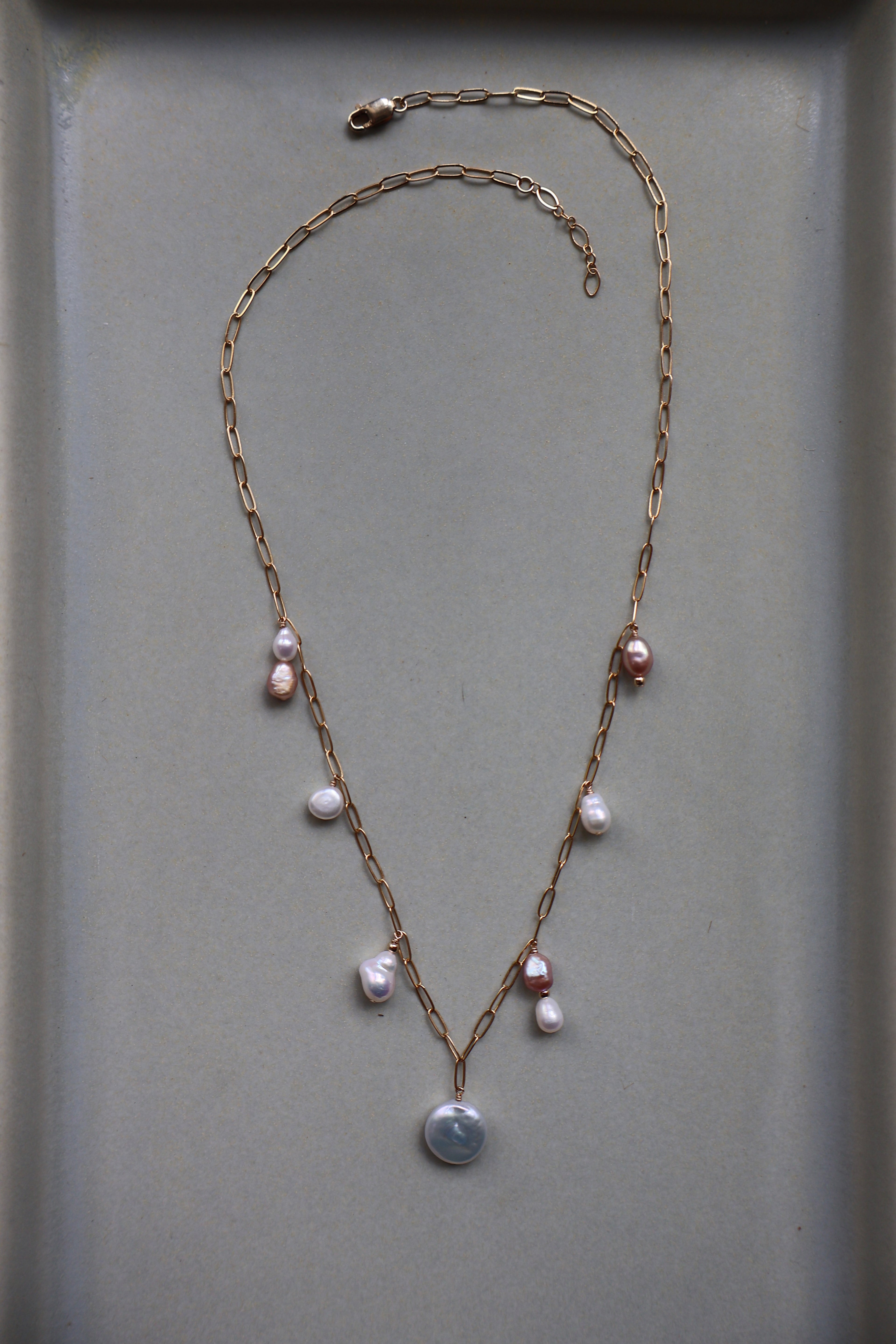 Pearl Charm Necklace