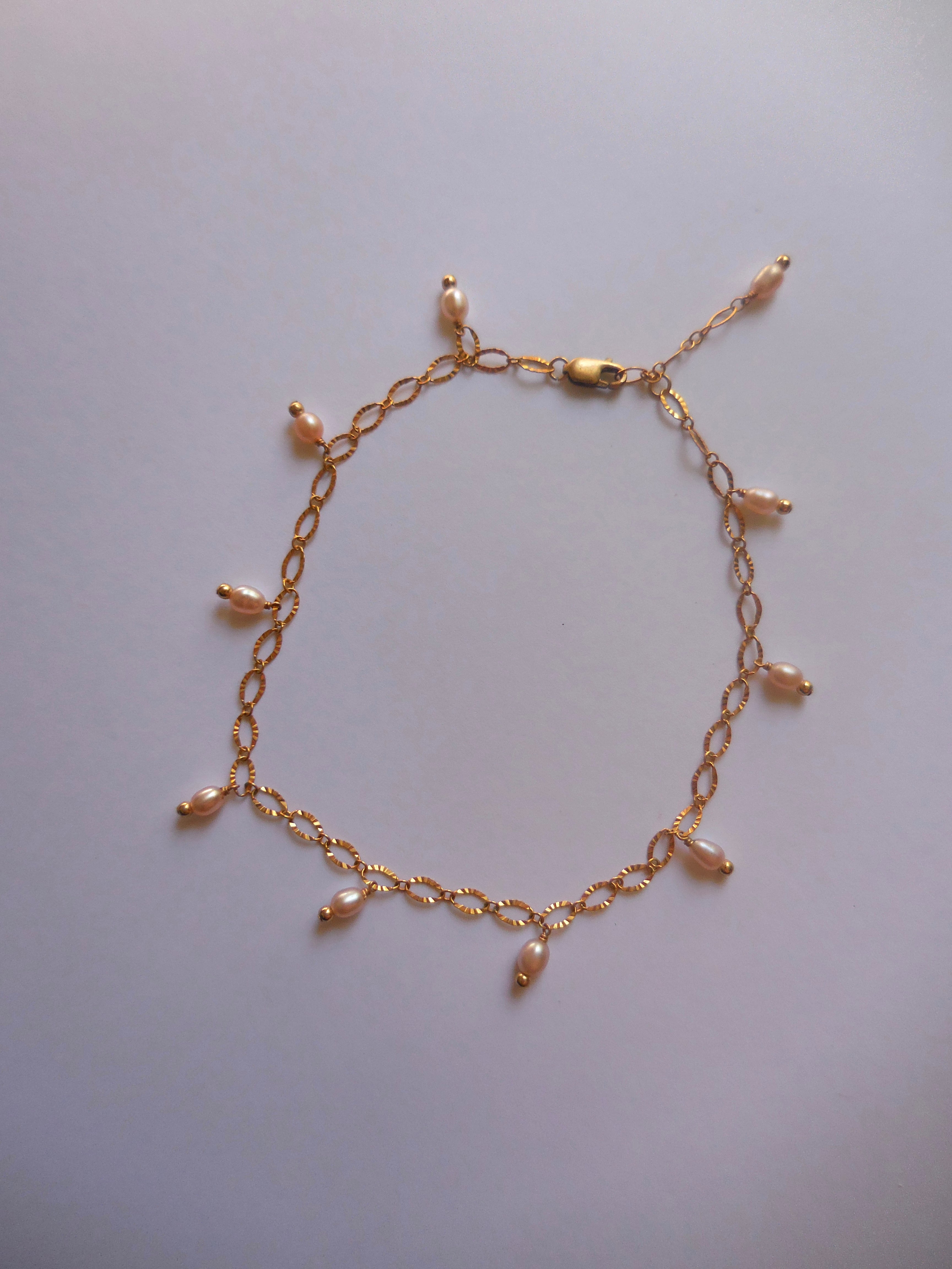 Blush Anklet