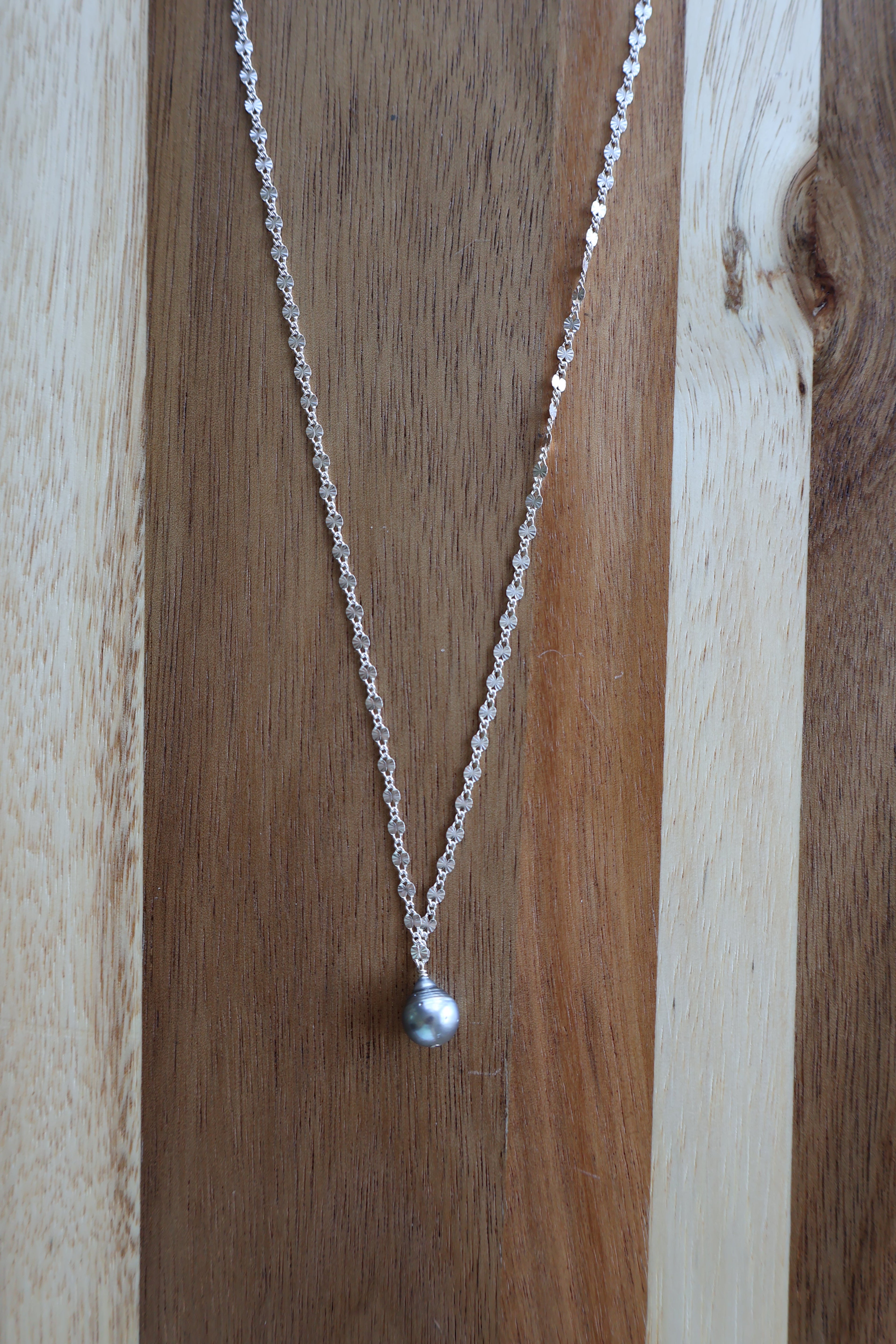 Until Dark Necklace • Tahitian Pearl