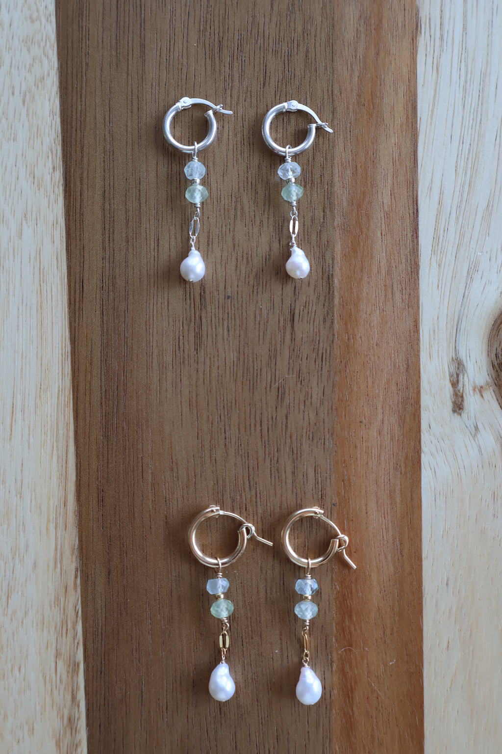 Aqua Earrings