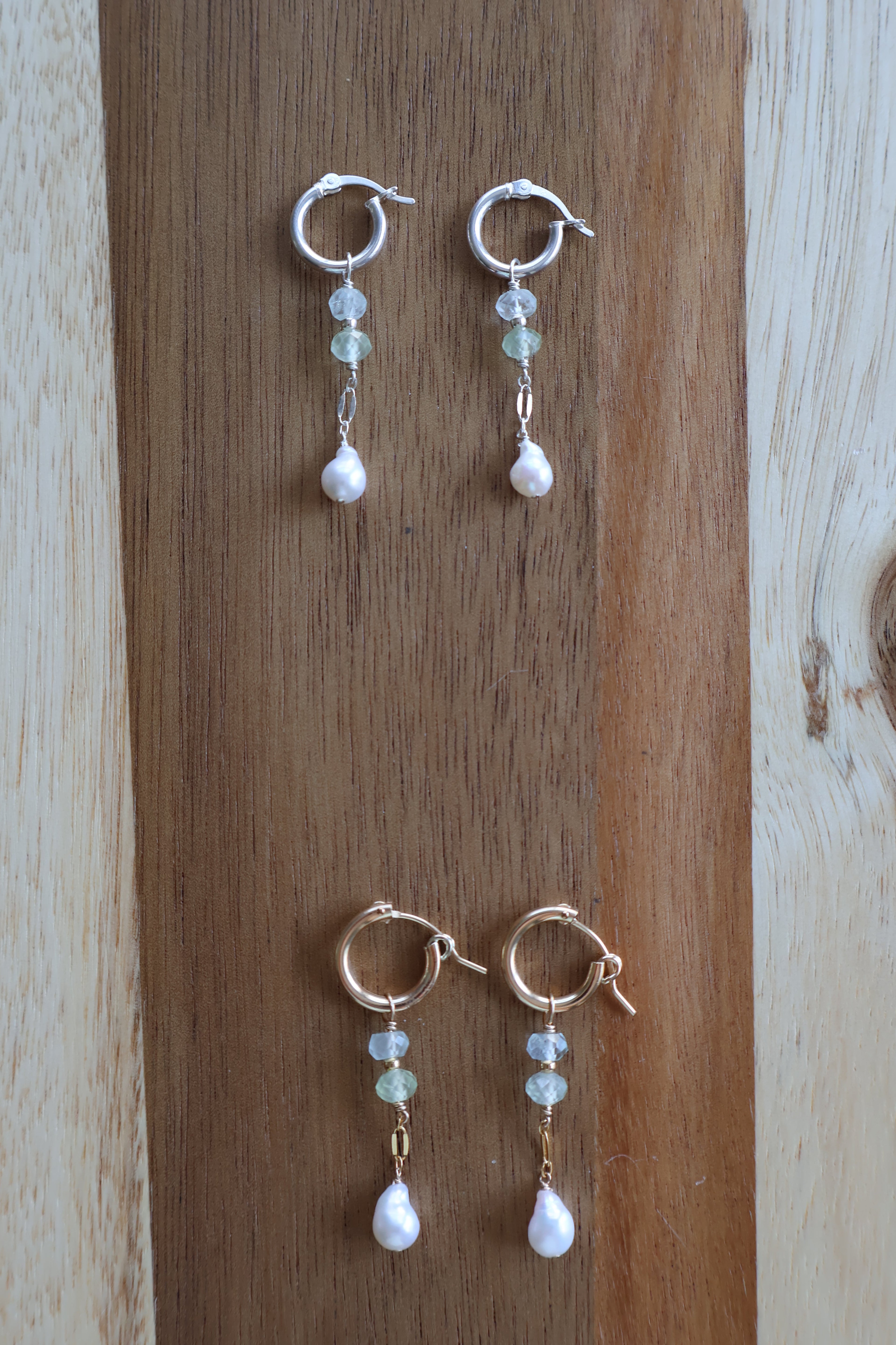 Aqua Earrings
